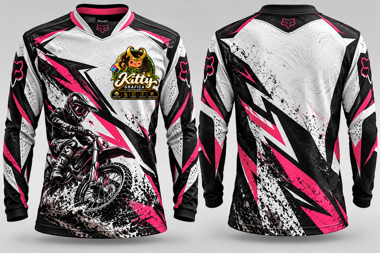 Camisa Motocross - Imagem 1 de 2