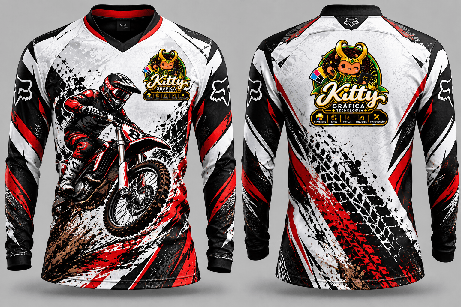 Camisa Motocross - Imagem 2 de 2